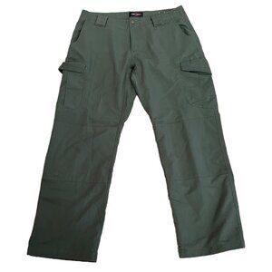 TRU SPEC Tactical Pants Womens 14/32 Green Cargo Utility Ripstop EUC